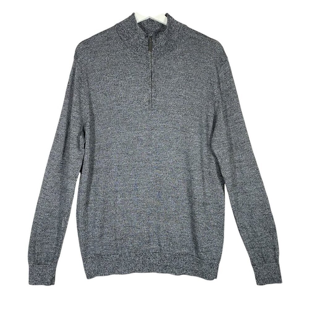 Artefact 100% Merino Wool Sweater Men’s Large 1/4 Zip Pullover Grey Base Layer
